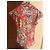 Diane von Furstenberg Blusa de seda estampado floral rojo Blanco Hardware de plata - vista 12