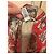 Diane von Furstenberg Blusa de seda estampado floral rojo Blanco Hardware de plata - vista 7