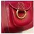 Lancel Borsa Hobo in pelle rossa Rosso - vista 7