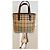 Borsa Tote Burberry Haymarket Check Marrone Beige - vista 13