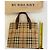 Borsa Tote Burberry Haymarket Check Marrone Beige - vista 15
