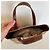 Borsa Tote Burberry Haymarket Check Marrone Beige - vista 3