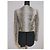 Autre Marque Pellessimo Paris Roccia Natural Python Leather Biker Jacket Multiple colors Beige Grey - view 3