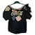 Pinko x Coca-Cola Embellished Black Cotton Top White Red Gold hardware  - view 1