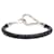 Hermès HERMES Jumbo H Leather Charm Bracelet Black Silvery  - view 4