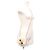 Borsa a tracolla Chanel Ivory Lamb Gripoix Matelassé Bianco - vista 17