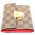 Portafoglio Louis Vuitton N60005 Koala Tri-fold Marrone Rosso - vista 2