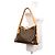Borsa a tracolla Louis Vuitton Monogram Carryall NM PM Marrone - vista 14