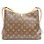 Borsa a tracolla Louis Vuitton Monogram Carryall NM PM Marrone - vista 3