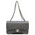 Borsa a tracolla Chanel A01112 in pelle Caviar Matelassé Nero