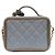 Borsa a tracolla Small Vanity Chanel A93342 CC Filigree Nero Blu - vista 3