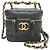 Borsa a tracolla Chanel Vanity da donna Nero