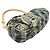 Borsa a tracolla Louis Vuitton Mini Pleaty Raye Blu - vista 3