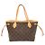 Borsa Tote Louis Vuitton Neverfull PM da donna Marrone - vista 2