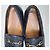 Mocassini Gucci in pelle nera con logo GG in rilievo Nero - vista 8