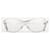 Chanel by Karl Lagerfeld 2000er '4030' Aviator Wrap Mask Shield Sonnenbrille Silber  - Ansicht 2