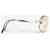Chanel by Karl Lagerfeld 2000er '4030' Aviator Wrap Mask Shield Sonnenbrille Silber  - Ansicht 4