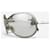 Chanel by Karl Lagerfeld 2000er '4030' Aviator Wrap Mask Shield Sonnenbrille Silber  - Ansicht 7