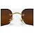 Gafas de sol Chanel 2000s Rimless '4017 D' CC Rhinestone Dorado - vista 7
