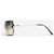 Gafas de sol Chanel 2000s Rimless '4017 D' CC Rhinestone Plata - vista 3