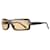 Chanel 2000s 5067 CC Logo Wrap Mask Shield Sonnenbrille Schwarz