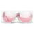 Chanel 2000s '4030' Aviator Wrap Mask Shield Sonnenbrille Pink  - Ansicht 2