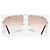 Dior by Galliano 2000s 'Dior Windshield 1' Aviator Wrap Sonnenbrille Silber - Ansicht 5