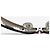 Gafas de sol Dior by Galliano AW00 'Cossack' Wrap Mask Shield Plata - vista 10