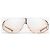 Gafas de sol Dior by Galliano AW00 'Cossack' Wrap Mask Shield Plata - vista 2