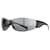 Gafas de sol Máscara Shield Flame Prada SS04 'SRP58F' Negro