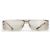 Gucci by Tom Ford 2000er 'GG 1726' Wrap Mask Shield Sonnenbrille Silber - Ansicht 2
