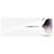 Prada 2000s 'SPR12G' Sport Mask Shield Sonnenbrille Weiß - Ansicht 4