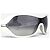 Prada 2000s 'SPR12G' Sport Mask Shield Sonnenbrille Weiß - Ansicht 9