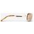 Miu Miu 2000s Rimless Shield Mask Wrap Sonnenbrille Golden - Ansicht 4