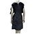 Magda Butrym schwarzes Mini-Kleid mit Rüschen und One-Shoulder Sz.38 gebraucht - Ansicht 2