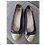 Chanel Sapatilhas de couro Black & Gold Preto Dourado - vista 10