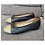 Chanel Sapatilhas de couro Black & Gold Preto Dourado - vista 5
