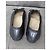Chanel Sapatilhas de couro Black & Gold Preto Dourado - vista 9