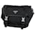 Borsa a tracolla Prada in nylon e pelle Nero