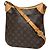 Bolso de hombro Louis Vuitton Odeon PM Castaño Monograma