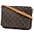 Louis Vuitton Musette Tango Shoulder Bag Brown