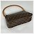 Borsa a tracolla Louis Vuitton Mini Looping Marrone Monogramma - vista 2