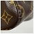 Borsa a tracolla Louis Vuitton Mini Looping Marrone Monogramma - vista 3