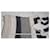 Brunello Cucinelli gestreifter kurzer Pullover Schwarz Mehrfarben Beige  - Ansicht 5