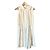 Vestido plisado texturizado crema Red Valentino