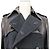 Ralph Lauren Black Label Trench Coat in pelle e Melton - vista 7