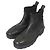 Autre Marque Yohji Yamamoto Leder Brogue Chelsea Boots Schwarz