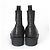 Autre Marque Yohji Yamamoto Leder Brogue Chelsea Boots Schwarz - Ansicht 6