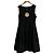 Autre Marque Vestido sin mangas mayla classic Negro - vista 4