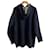 Autre Marque ATSURO TAYAMA Strick-Pullover mit Kapuze Blau  - Ansicht 2